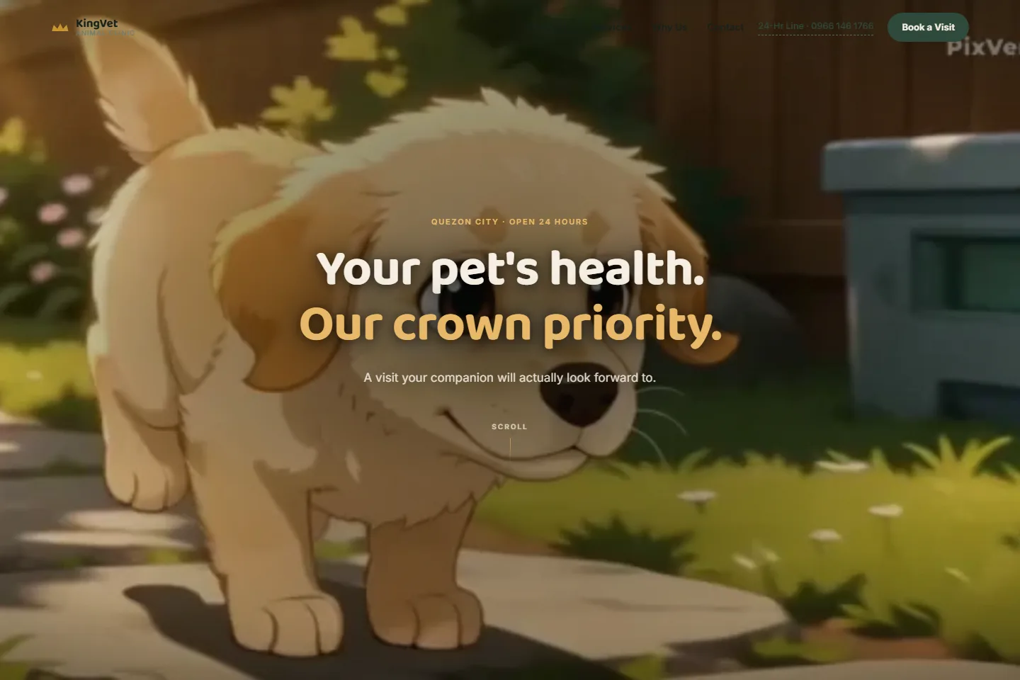 KingVet website preview