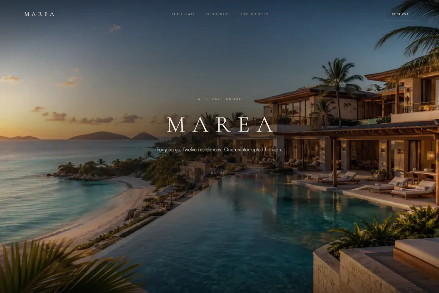 MAREA website preview